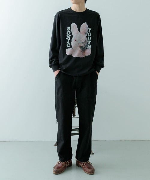 ITEMS URBANRESEARCH tシャツ Sonic Youth プリントロングT