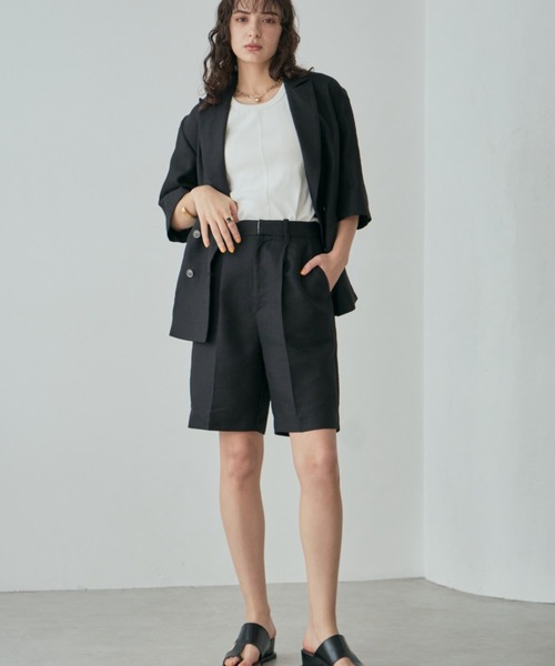 Rosebud Mici パンツ mici 「mici」 ハーフパンツ SMALL ブラック レディース