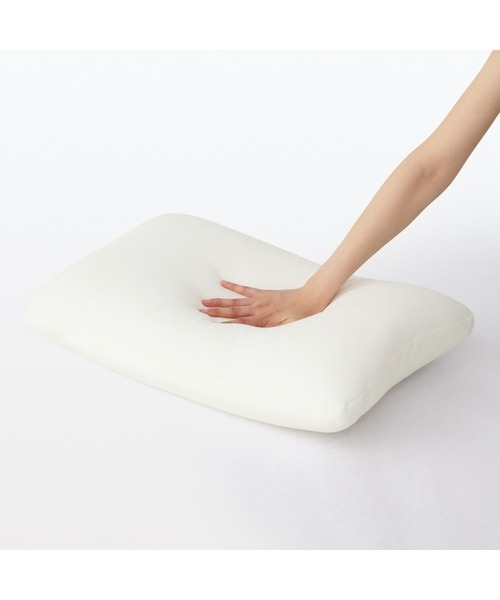無印良品（MUJI） ベッド 寝具 カバーが洗える ふっくらまくら 40