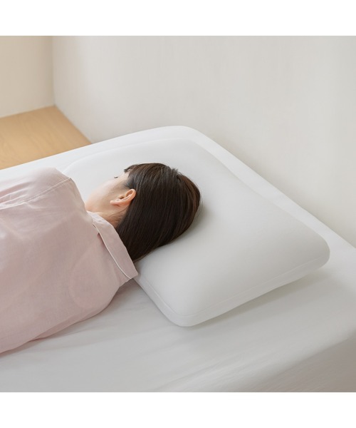 無印良品（MUJI） ベッド 寝具 カバーが洗える ふっくらまくら 40