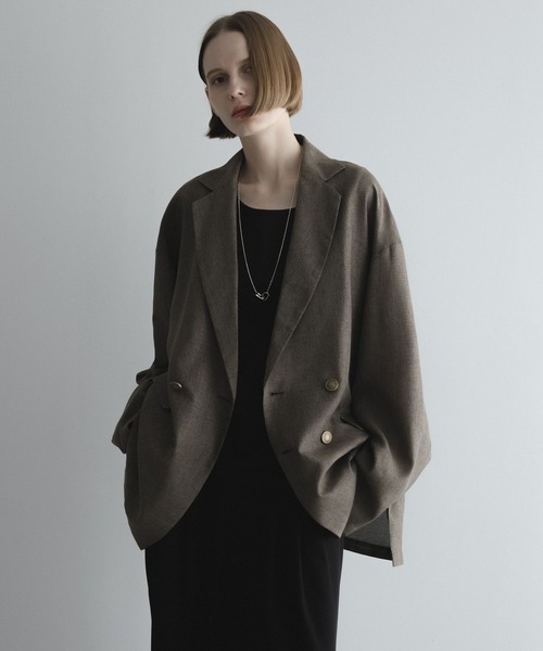 【remer】 ルーズスタンダードダブルテーラードジャケット remer（リメール）の「loose standard double tailored jacket