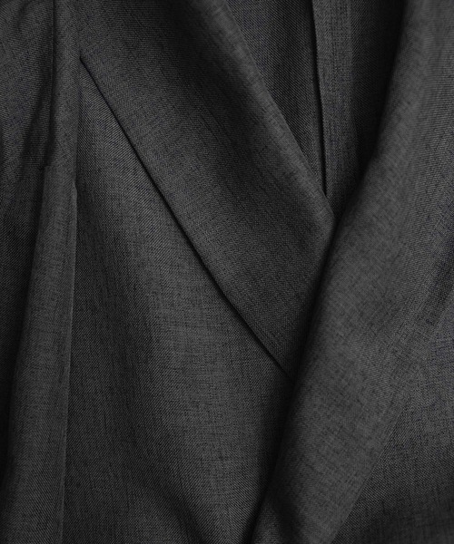 remer ジャケット テーラードジャケット loose synthetic linen