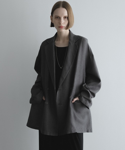 ジャケット・アウター remer loose standard tailored jacket loose synthetic linen summer tailored jacket ⁡ ⁡ 5/3 Sat. 12