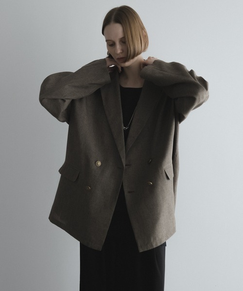 ジャケット・アウター remer loose standard tailored jacket loose synthetic linen summer tailored jacket ⁡ ⁡ 5/3 Sat. 12