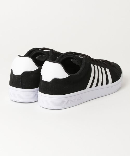 メンズスニーカー 白 ケースイス ローカット 04413 レザー コートタイ