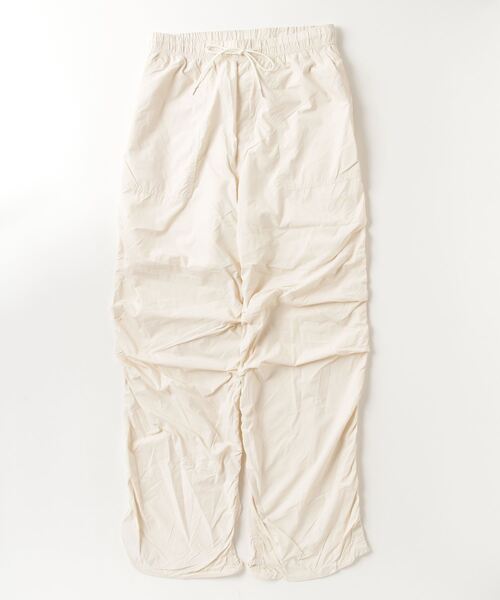 新品未使用♡撥水サス付きパラシュートパンツ TIGORA パンツ ティゴラ UV撥水パラシュートパンツ レディース