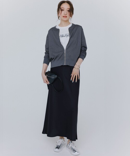 tシャツ 「洗える」CA ME TENTE ロゴ TEE レディース 23区 tシャツ 「洗える」CA ME TENTE ロゴ TEE レディース