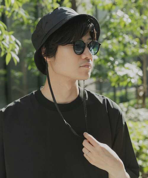 ELDORADO ハット 黒 and wander 帽子 ハット ZIGZAG STITCH HAT｜ジグザグステッチ