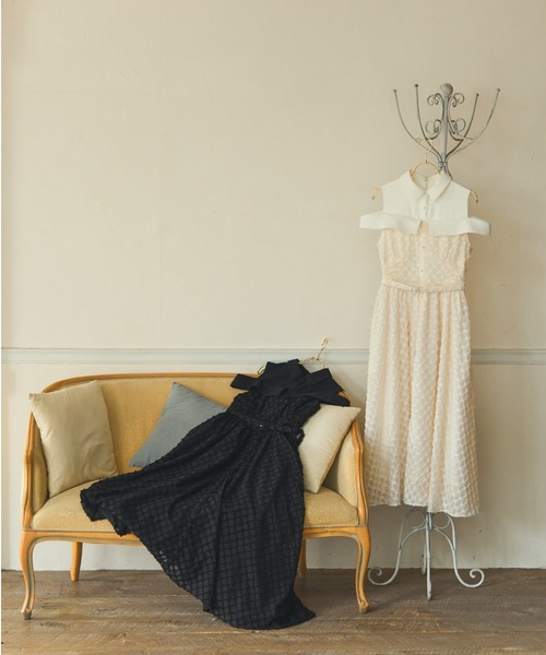 ERADIE（エラディエ） ワンピース Double collar off-shoulder one