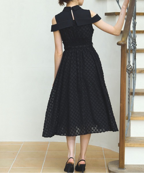 ERADIE（エラディエ） ワンピース Double collar off-shoulder one