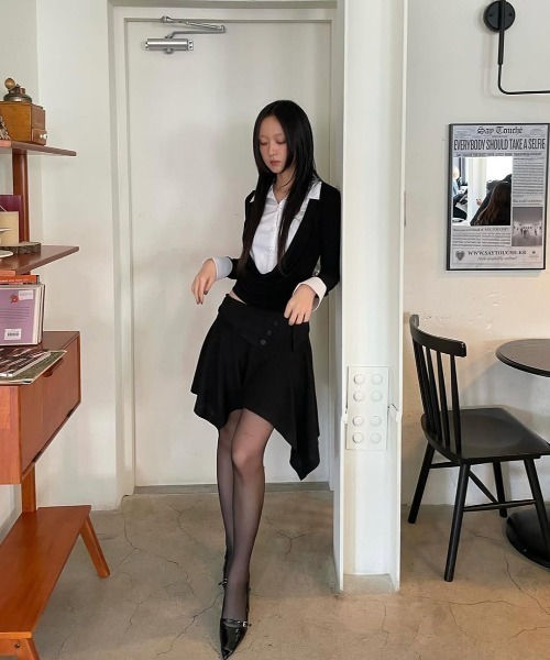 Miseki SEOUL スカート Unbalanced flow mini skirt : ZOZOTOWN