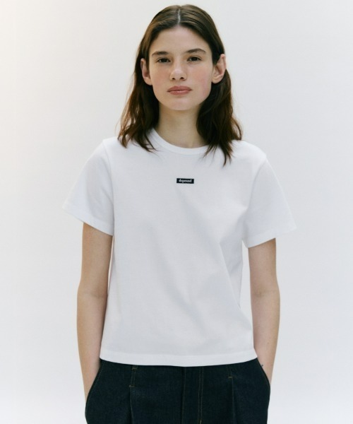 tシャツ box logo standard crop t-shirt レディース