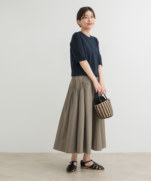 URBAN RESEARCH DOORS スカート ポケットギャザースカート