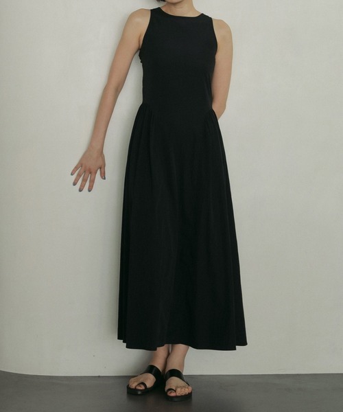 anuke（アンヌーク） ワンピース Backopen Gather Onepiece : ZOZOTOWN