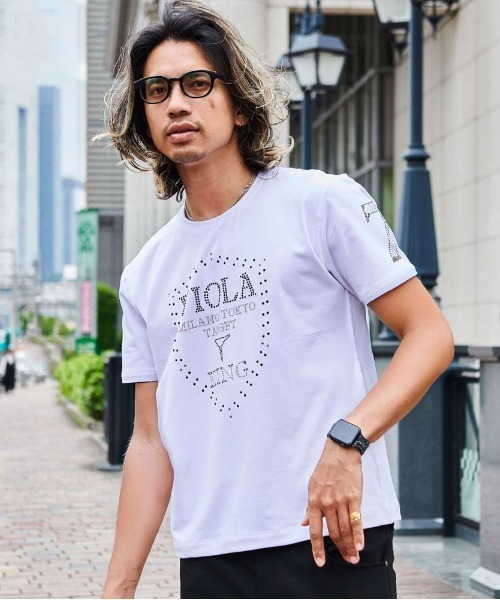 VIOLA tシャツ 「VIOLA rumore/ヴィオラ ルモーレ」裏使いクルー半袖T