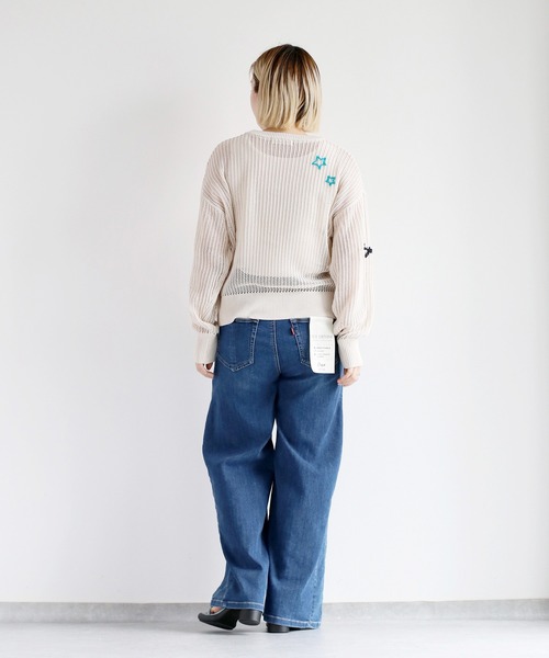 「cepo」 長袖ニット M グレー レディース_画像4