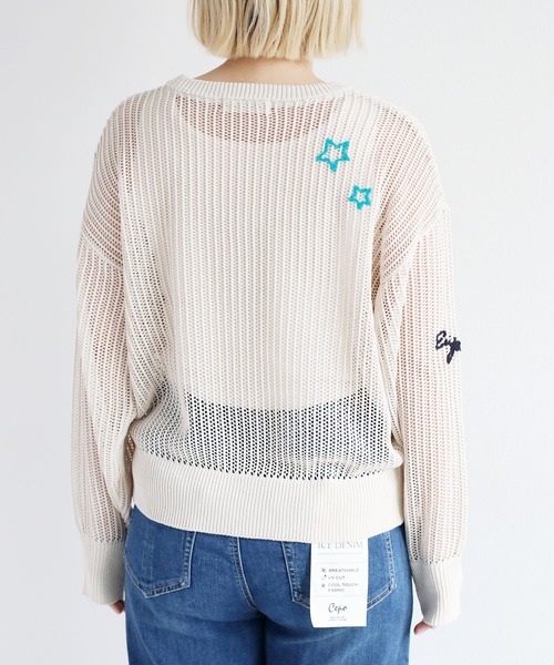 「cepo」 長袖ニット M グレー レディース_画像8