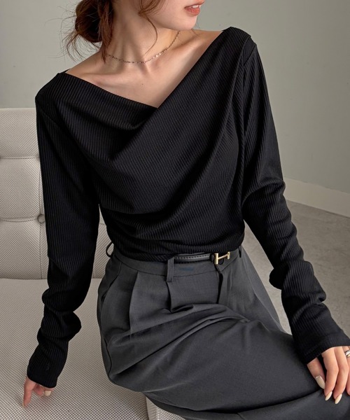 SLY（スライ） tシャツ LACE DOCKING TOPS レースドッキング トップス