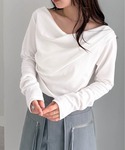 tシャツ 「26SS新色追加」2WAYドレープ...の詳細画像5