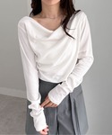 tシャツ 「26SS新色追加」2WAYドレープ...の詳細画像1