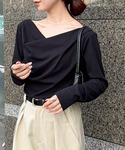 tシャツ 「26AW新色追加」2WAYドレープ...の詳細画像5