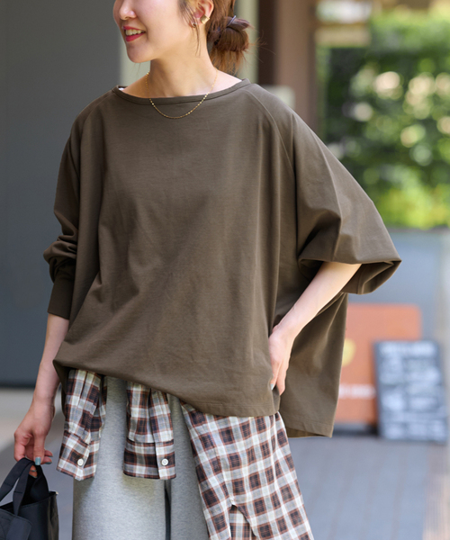 tシャツ 「25AW新作」ワイドシルエットスクエアプルオーバー レディース | JOURNAL STANDARD relume | 02