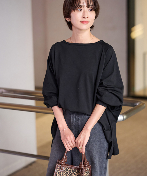 tシャツ 「25AW新作」ワイドシルエットスクエアプルオーバー レディース | JOURNAL STANDARD relume | 07