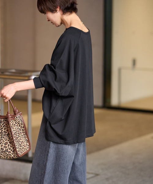 tシャツ 「25AW新作」ワイドシルエットスクエアプルオーバー レディース | JOURNAL STANDARD relume | 10
