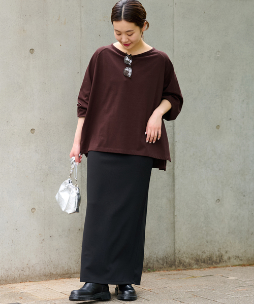tシャツ 「25AW新作」ワイドシルエットスクエアプルオーバー レディース | JOURNAL STANDARD relume | 21