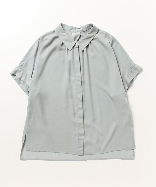 「green label relaxing」 半袖シャツ FREE ライム レディース