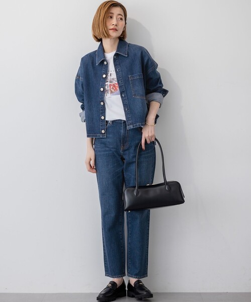 新品タグ付き　　【RED CARD TOKYO×23区】デニム ジャケット　38 再入荷/RED CARD TOKYO×23区】オーバーサイズ デニム ジャケット
