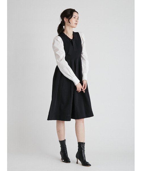 CELFORD（セルフォード） 長袖ワンピース 36 ネイビー レディース