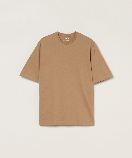 tシャツ パウダリーコットン クルーネックTシャツ レディース