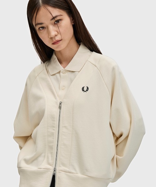 オシャレ上級者用　FRED PERRY ジップアップ セーター FRED PERRY カーディガン 先行予約受付中／Zip-Through