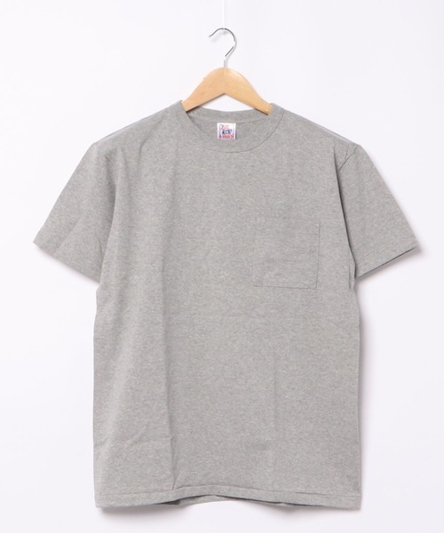 MUG tシャツ 「ヘビーウェイト バインダーネック ポケット付き 半袖T 