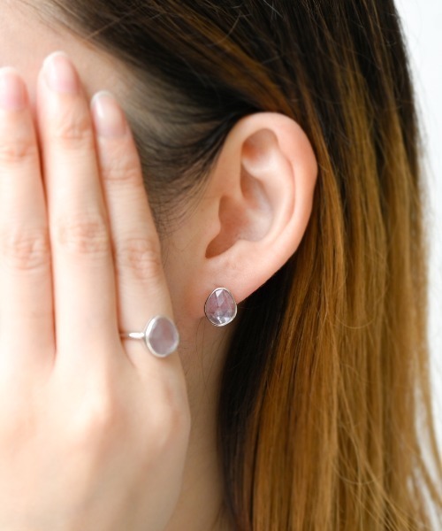 SOWI ピアス sowi ピアス K10 月雫 ピアス レディース : ZOZOTOWN Yahoo!店