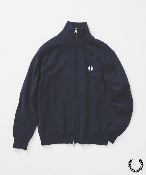 フレッドペリー FRED PERRYトラックジャケット ブルー Lサイズ 美品 FRED PERRY ジャージ Track Jacket／フレッドペリートラック