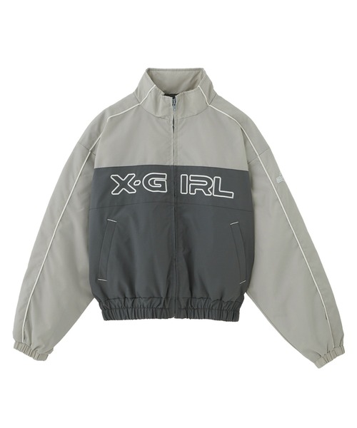 X-girlブルゾン X-girl ブルゾン アウター LOGO EMBROIDERY JACKET レディース