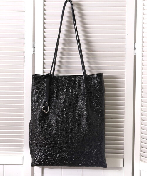 COOCO（クーコ） トートバッグ メタリックツマミハンドルフラット