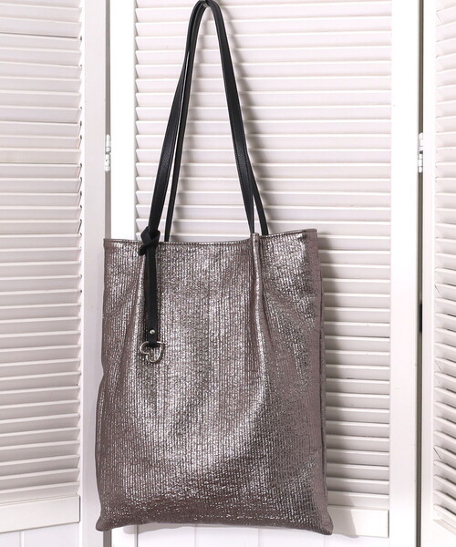 COOCO（クーコ） トートバッグ メタリックツマミハンドルフラット