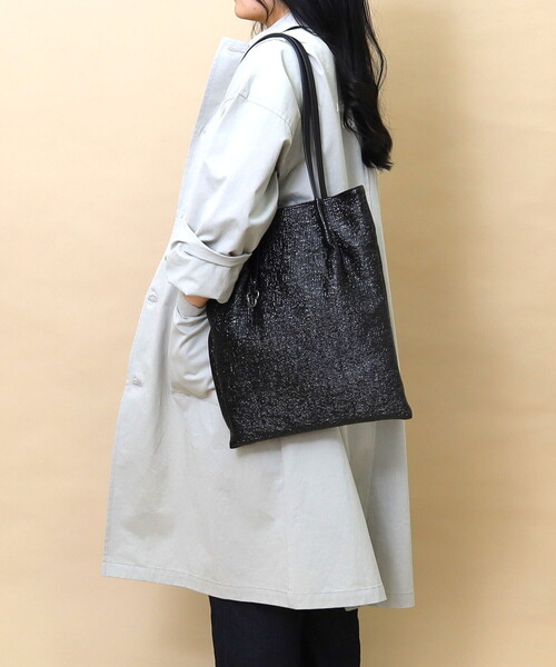 COOCO（クーコ） トートバッグ メタリックツマミハンドルフラット