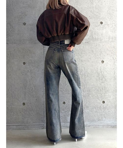 GYDA（ジェイダ） ブルゾン アウター 「TINY」fake leatherショート