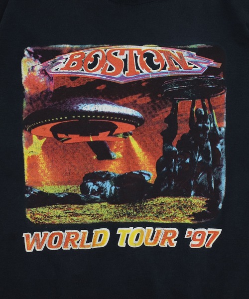 VINTAGE tシャツ 「USED」90's “Bostons World Tour '97” バンド T