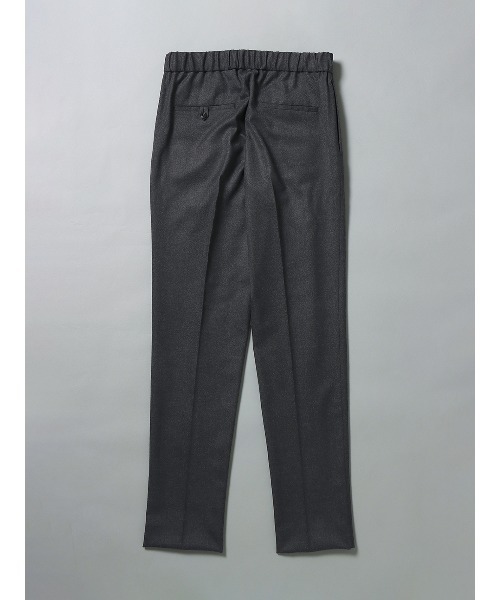 スラックス GOOVI タックテーパードパンツ ストレッチ ウール