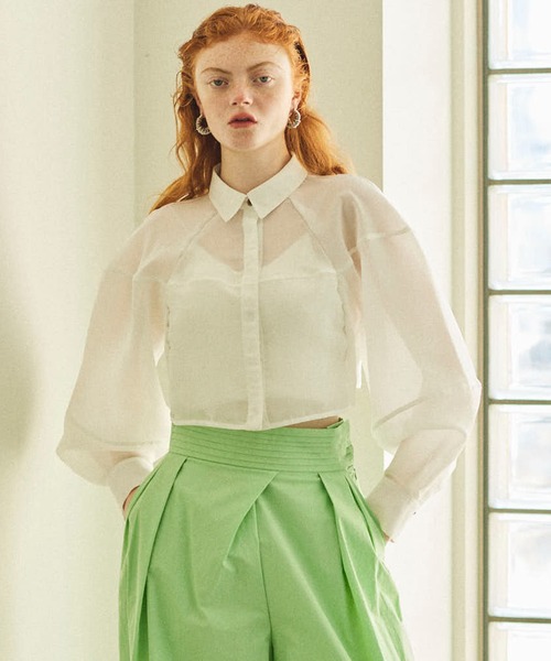 MAISON SPECIAL（メゾンスペシャル） 長袖シャツ FREE ホワイト