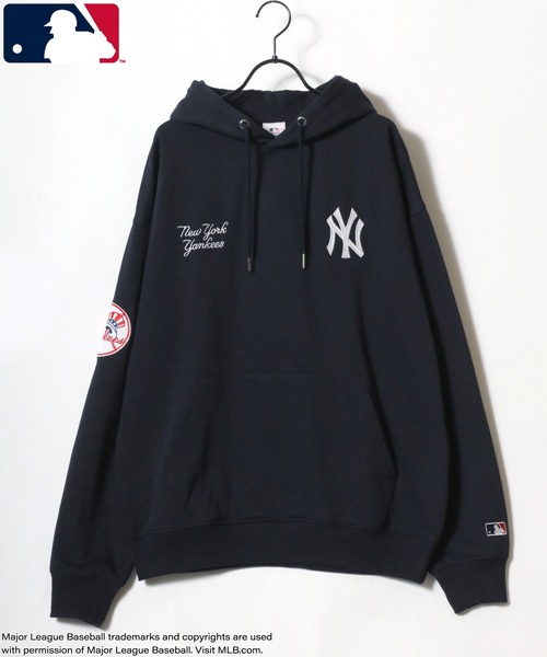 MLB パーカー MLB/メジャーリーグベースボール オーバーサイズ 裏起毛