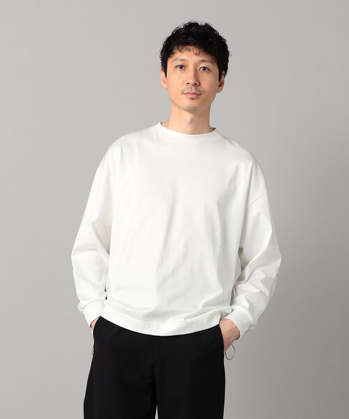 β MEN（ベータ・メン） tシャツ 異素材切替 ロンT メンズ : ZOZOTOWN