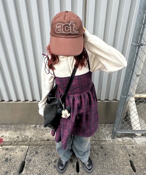「Auntie Rosa」 ノースリーブチュニック FREE ワインレッド レディース_画像3