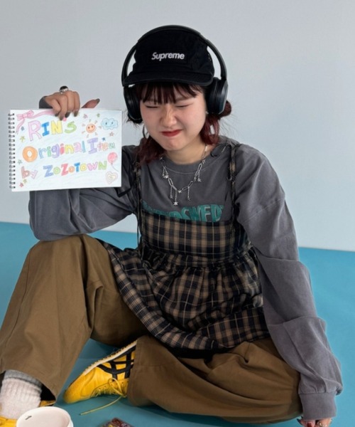 「Auntie Rosa」 ノースリーブチュニック FREE ワインレッド レディース_画像5