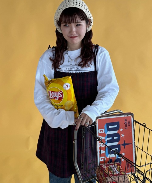「Auntie Rosa」 ノースリーブチュニック FREE ワインレッド レディース_画像7